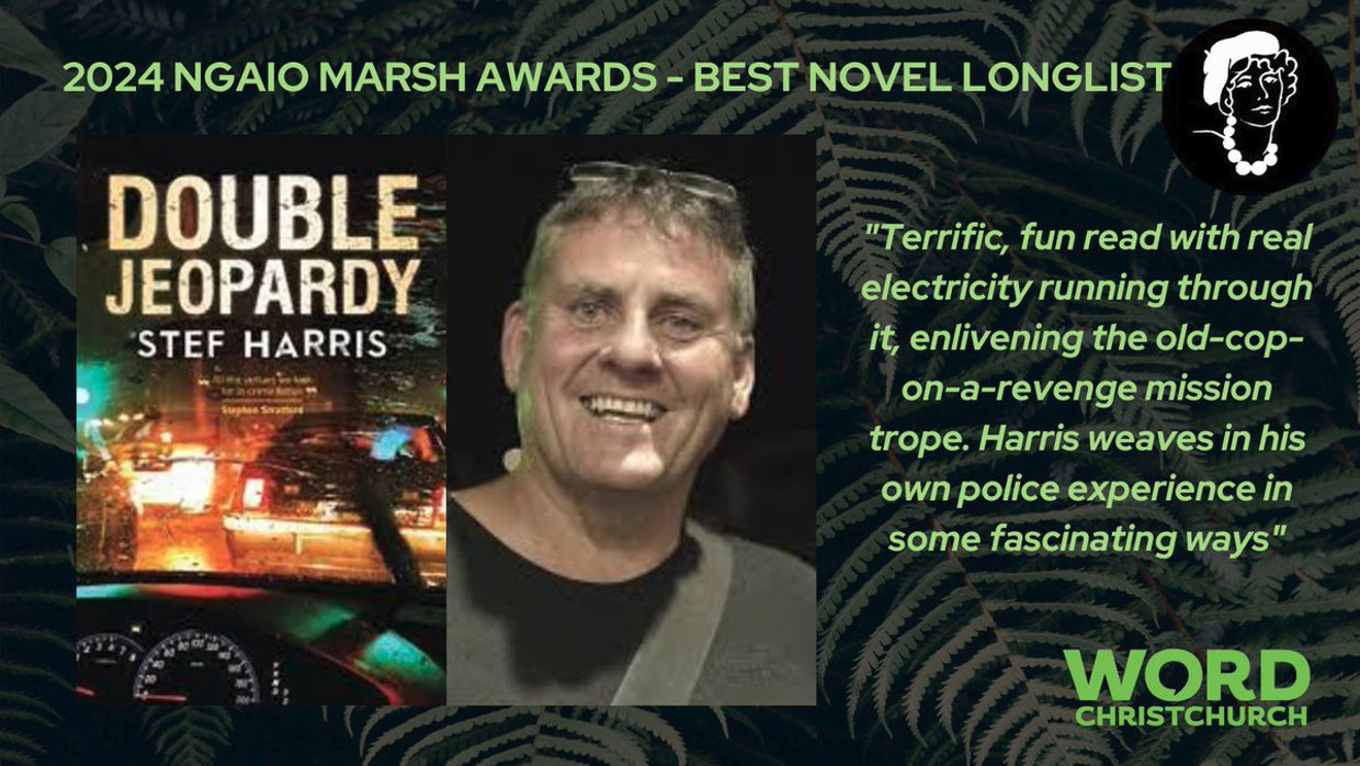 Double Jeopardy by Stef Harris - Longlist Ngaio Marsh Awards.